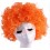 Peluca Afro Naranja 