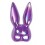 Antifaz Conejo Tornasol Morado