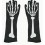 Guantes Esqueleto largos